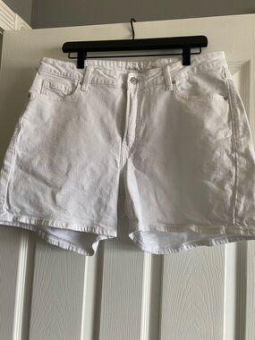 Old Navy White Denim Jean Shorts